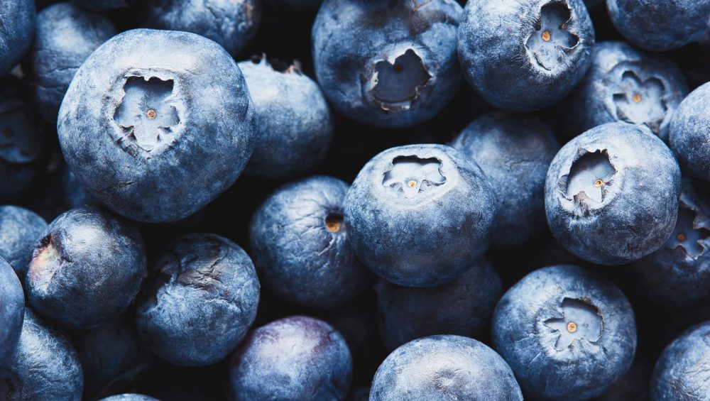 Close-up of fresh blueberries