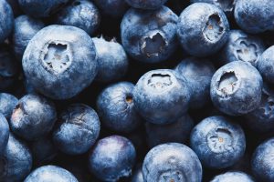 Close-up of fresh blueberries
